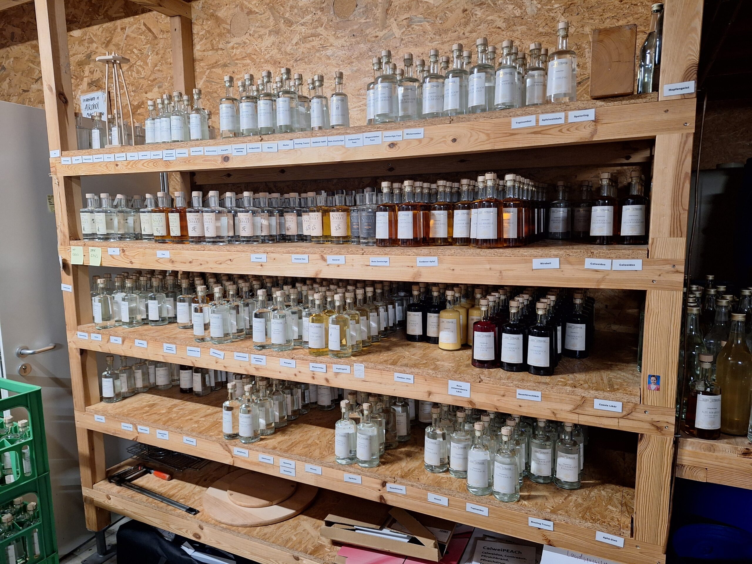 Schnapsverkostung Brennerei Südstraße