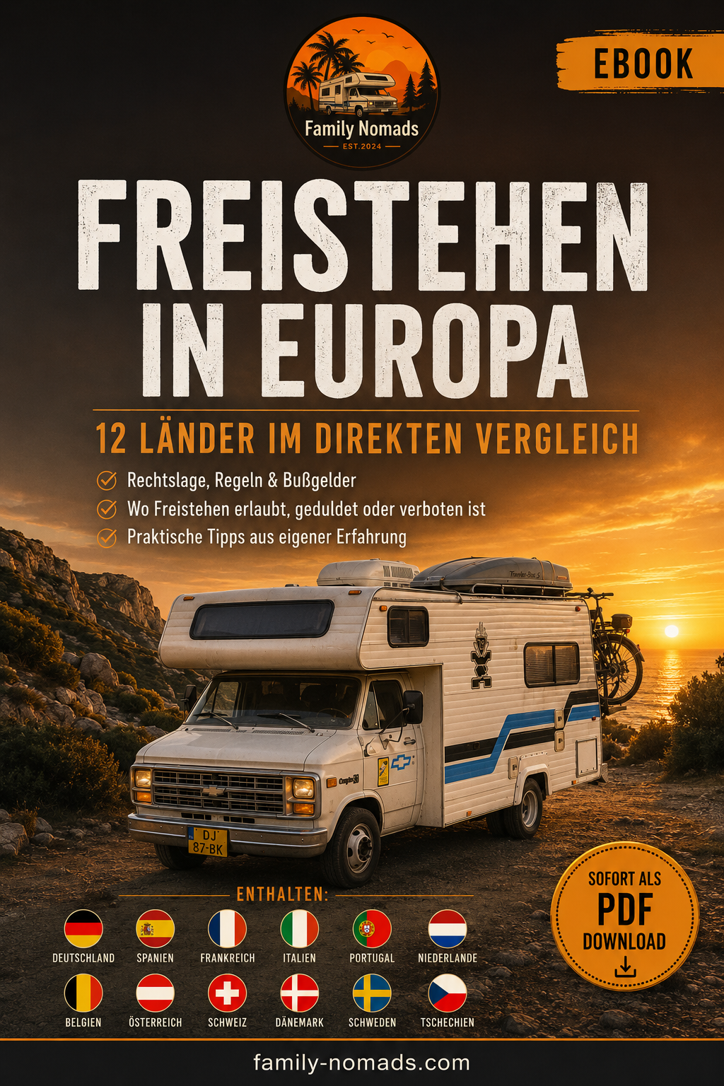 Ebook Freistehen in Europa 12 Länder im Vergleich Family Nomads®