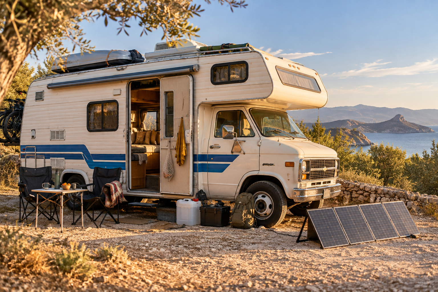 Camper-Ausrüstung für längere Reisen und den Alltag unterwegs in Europa